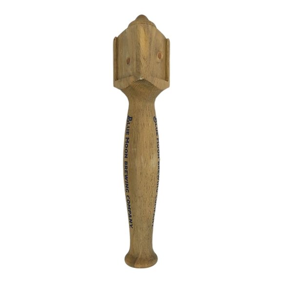 Blue Moon Brewing Company Wooden Beer Tap Handle 11.5" Knob Pub Bar Keg Man Cave - Picture 6 of 11